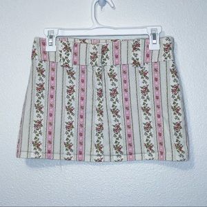 Y2K mini skirt floral cottage core skirt